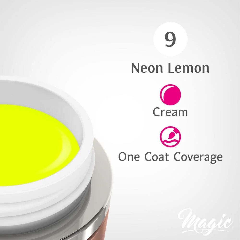 MAGIC GEL PAINT NEON LEMON #9 - Purple Beauty Supplies