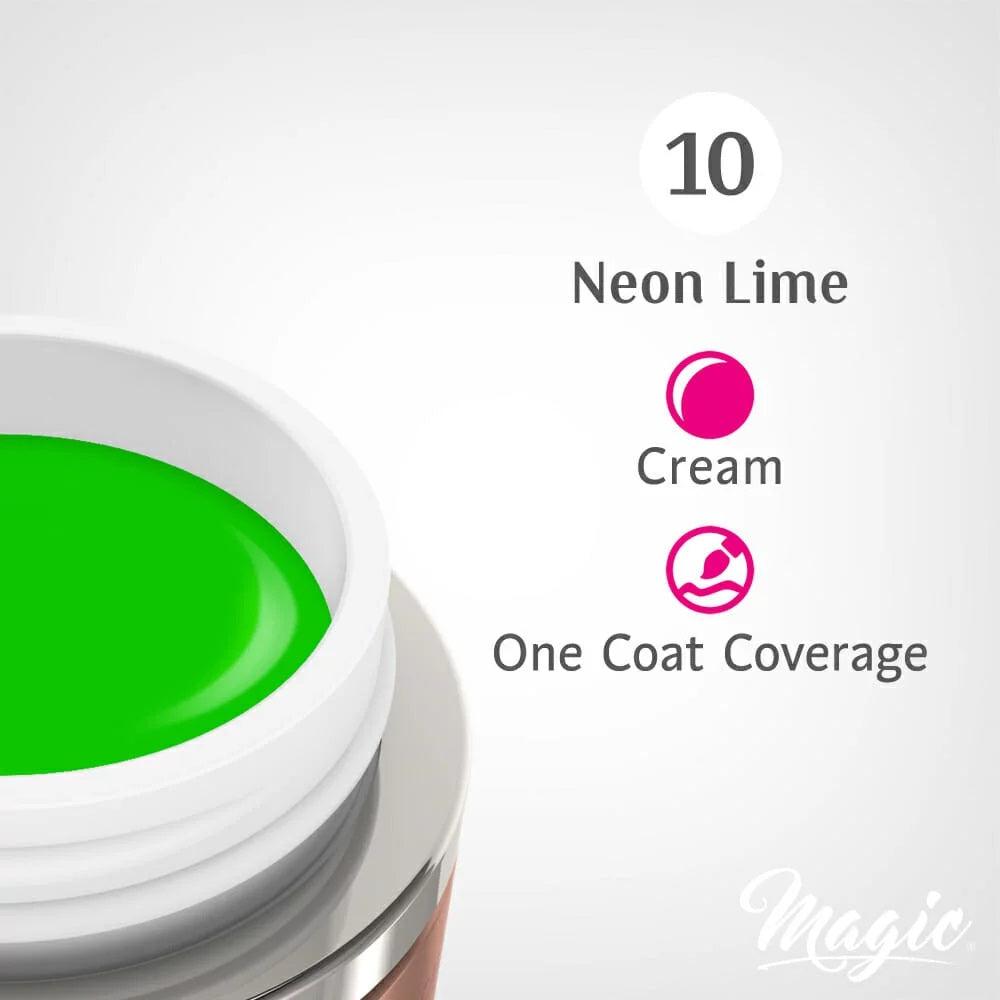 MAGIC GEL PAINT NEON LIME #10 - Purple Beauty Supplies