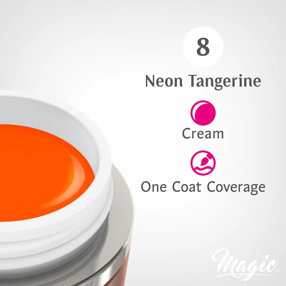 MAGIC GEL PAINT NEON TANGERINE #8 - Purple Beauty Supplies