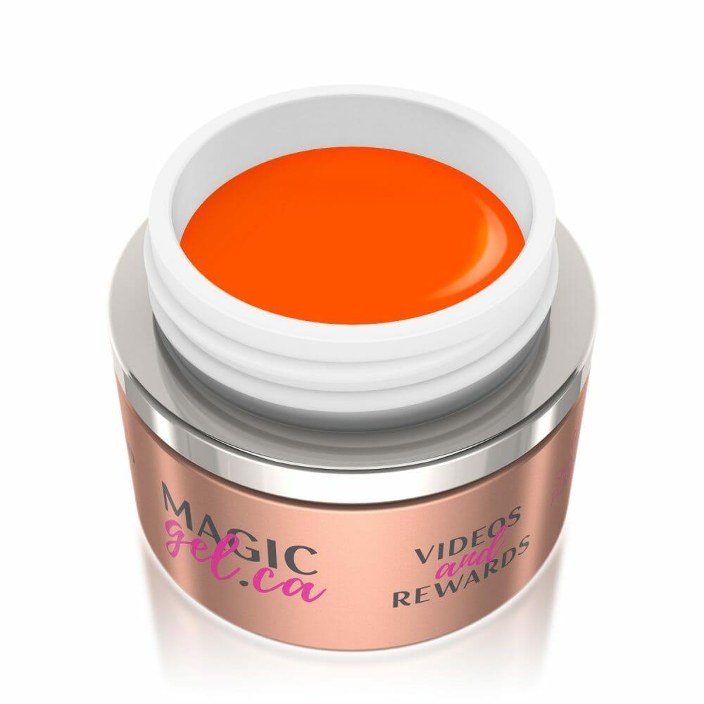 MAGIC GEL PAINT NEON TANGERINE #8 - Purple Beauty Supplies