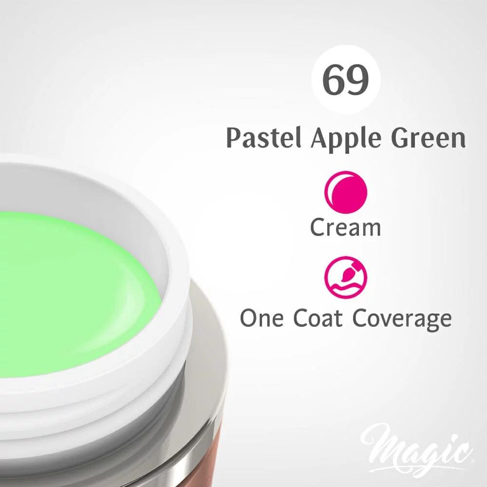 MAGIC GEL PAINT PASTEL APPLE GREEN #69 - Purple Beauty Supplies