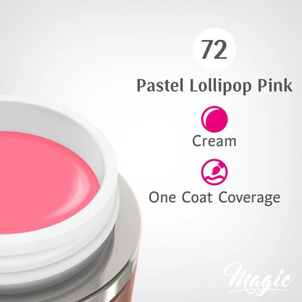 MAGIC GEL PAINT PASTEL LOLLIPOP PINK #72 - Purple Beauty Supplies