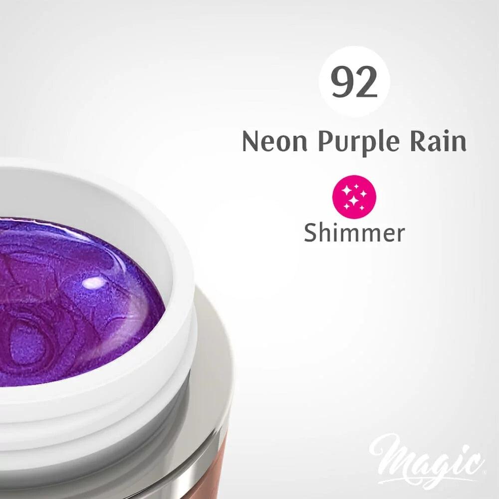 MAGIC GEL PAINT SHIMMER NEON PURPLE RAIN #92 - Purple Beauty Supplies