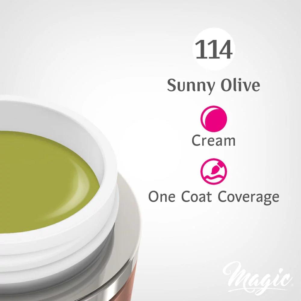 MAGIC GEL PAINT SUNNY OLIVE #114 - Purple Beauty Supplies