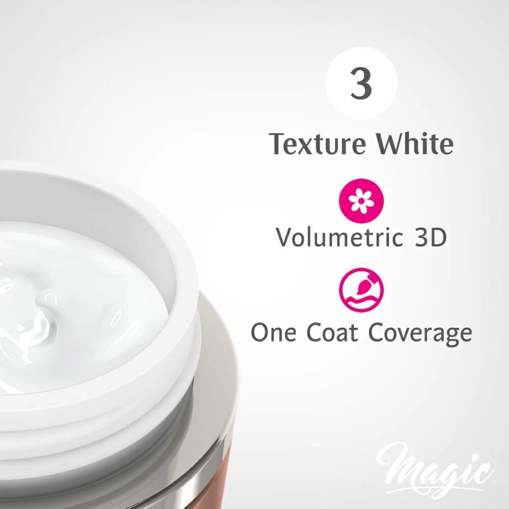 MAGIC GEL PAINT TEXTURE WHITE #3 - Purple Beauty Supplies