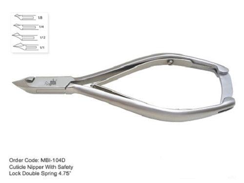 MBI CUTICLE NIPPER MEDIUM W/ SAFETY LOCK 4.5" 1/2 JAW - Purple Beauty Supplies