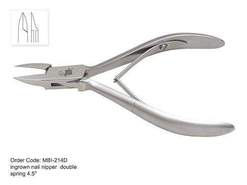 MBI ULTRA FINE POINTED INGROWN NIPPER 4.5" - Purple Beauty Supplies