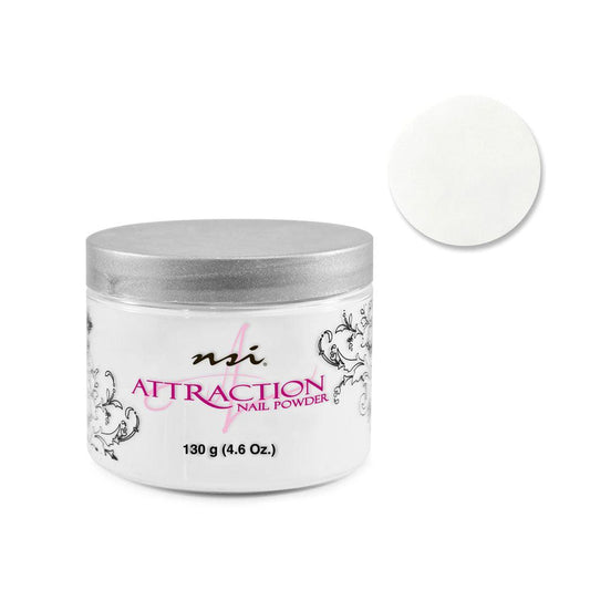 NSI ATTRACTION PURE WHITE 4.58 OZ/130 GM - Purple Beauty Supplies