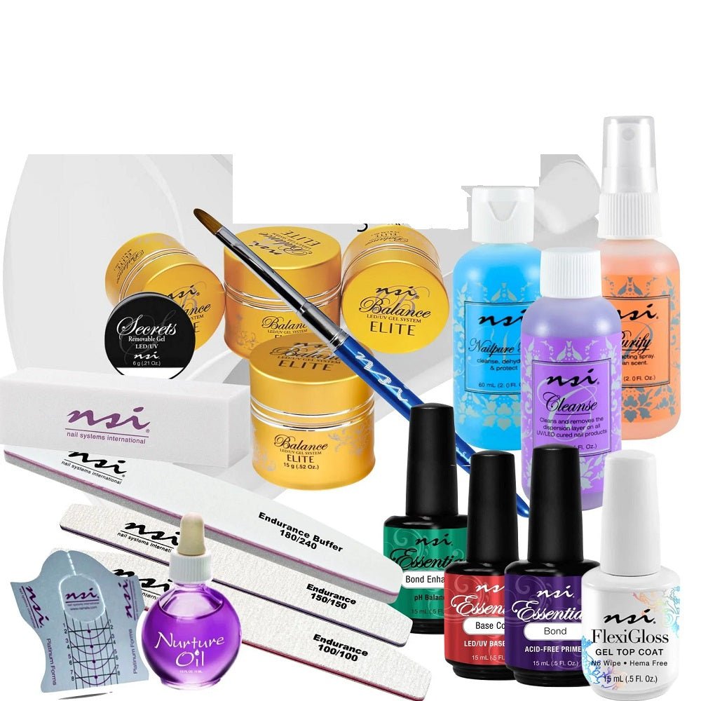 NSI BALANCE ELITE UV/LED DISCOVER KIT - Purple Beauty Supplies