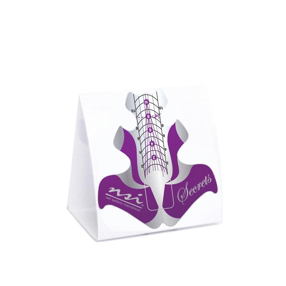 NSI SECRETS STILETTO NAIL FORMS 300 CT - Purple Beauty Supplies