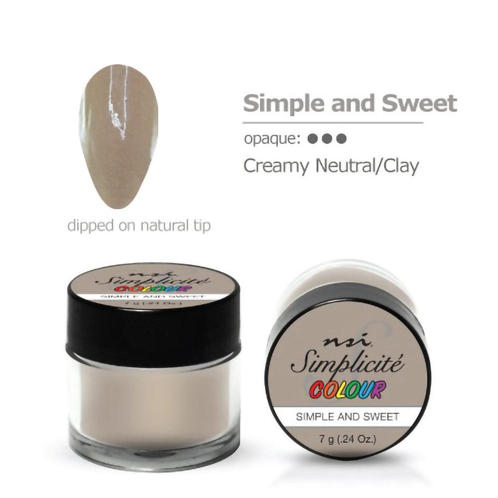 NSI SIMPLICITE COLOUR SIMPLE & SWEET 7 GM - Purple Beauty Supplies