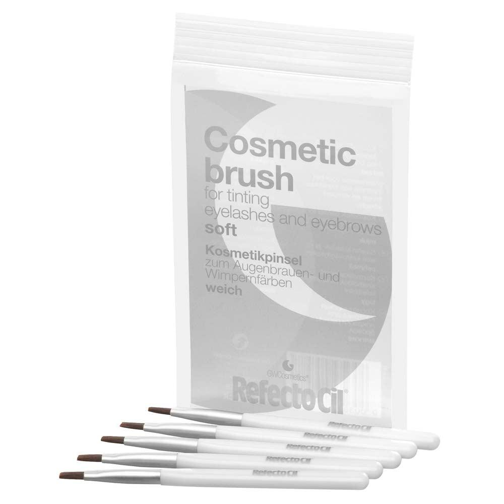 REFECTOCIL COSMETIC BRUSH SOFT SILVER 5 PK - Purple Beauty Supplies
