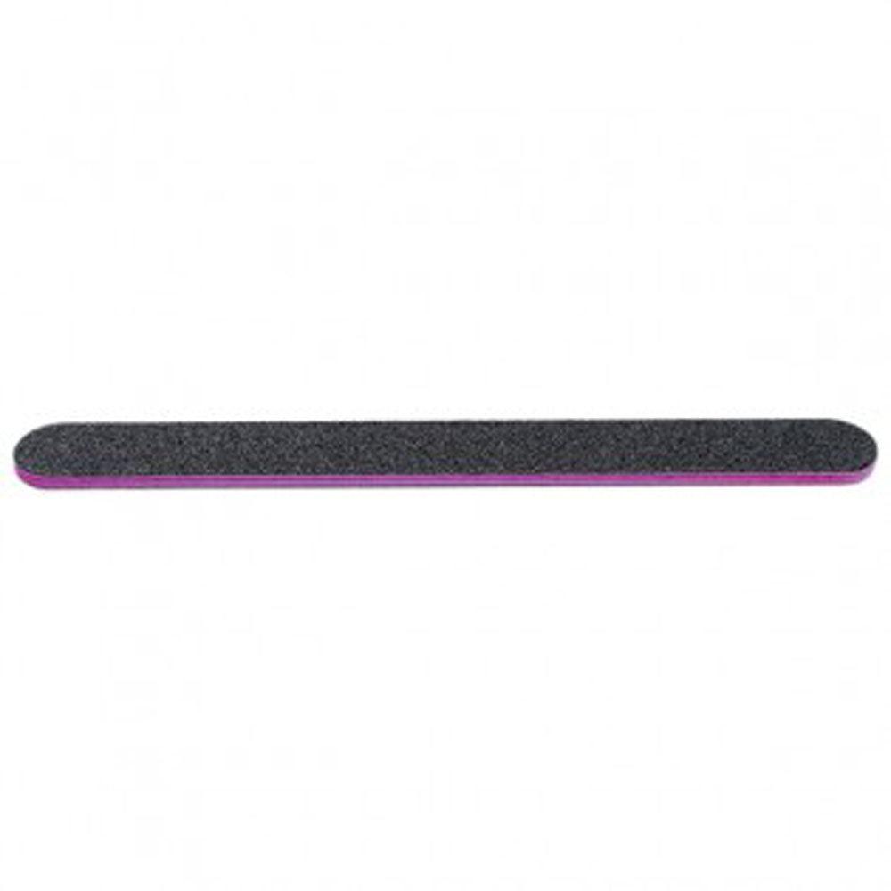 SILKLINE DISPOSABLE BLACK FILE 240/240 LAVENDER CENTRE - Purple Beauty Supplies