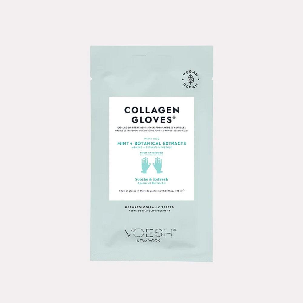 VOESH COLLAGEN GLOVES W/ PEPPERMINT + BOTANICAL EXTRACTS - Purple Beauty Supplies