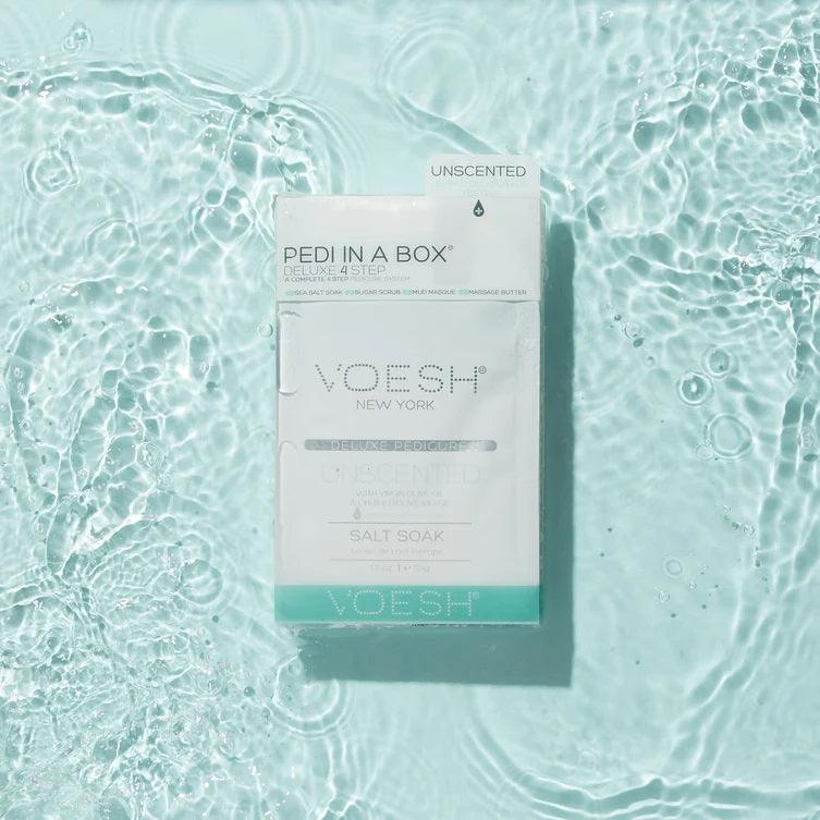 VOESH PEDI IN A BOX DELUXE 4 STEP - UNSCENTED - Purple Beauty Supplies