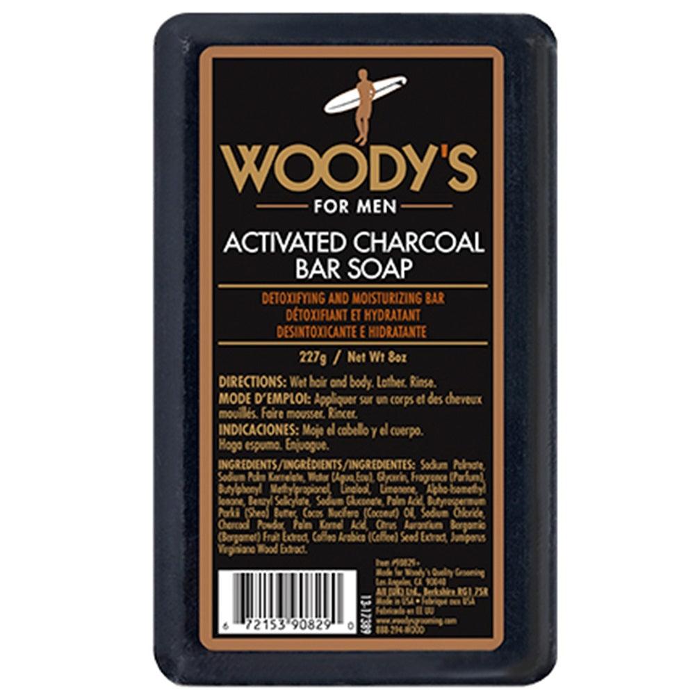 WOODY'S CHARCOAL ACTIVATED SOAP 8 OZ/227 G - Purple Beauty Supplies