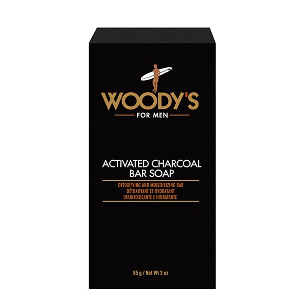WOODY'S CHARCOAL ACTIVATED SOAP MINI 3 OZ - Purple Beauty Supplies