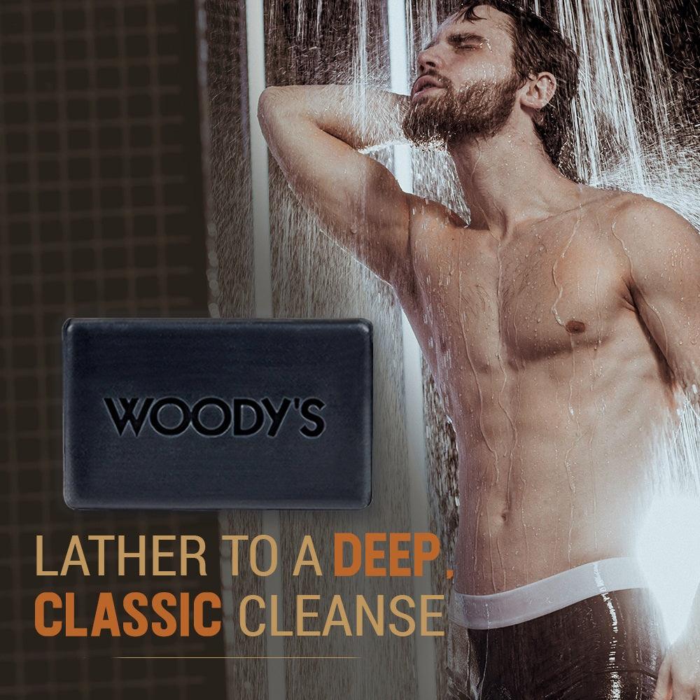 WOODY'S CHARCOAL ACTIVATED SOAP MINI 3 OZ - Purple Beauty Supplies