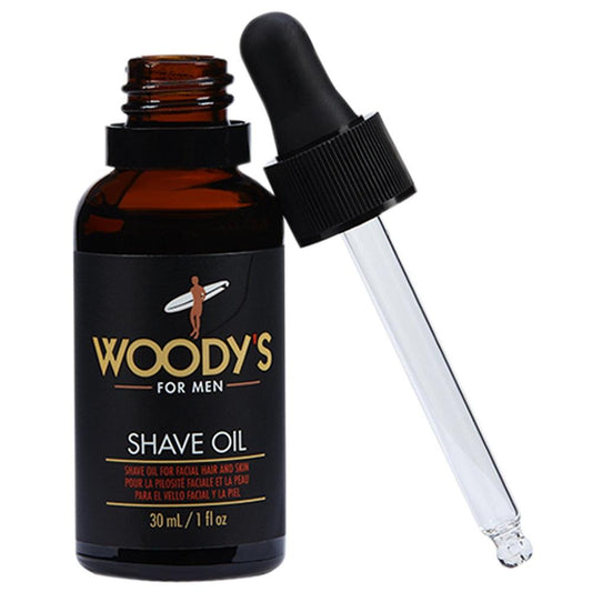 WOODY'S SHAVE OIL 1 OZ/30 ML - Purple Beauty Supplies